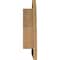 Ekena Millwork Half Round Gable Vent Functional Western Red Cedar Gable Vent w/1" x 4" Flat Trim Frame, 16"W x 08"H GVWHR16X0801SFUWR - alternate 2